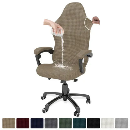4pcs/set Gaming Chair Cover with Armrest Polar Fleece Water Repellent Office Seat Cover for Computer Armchair Dust-proof Home - Shello's Creative Boutique