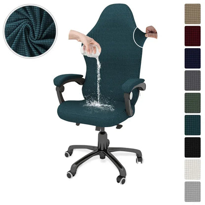4pcs/set Gaming Chair Cover with Armrest Polar Fleece Water Repellent Office Seat Cover for Computer Armchair Dust-proof Home - Shello's Creative Boutique