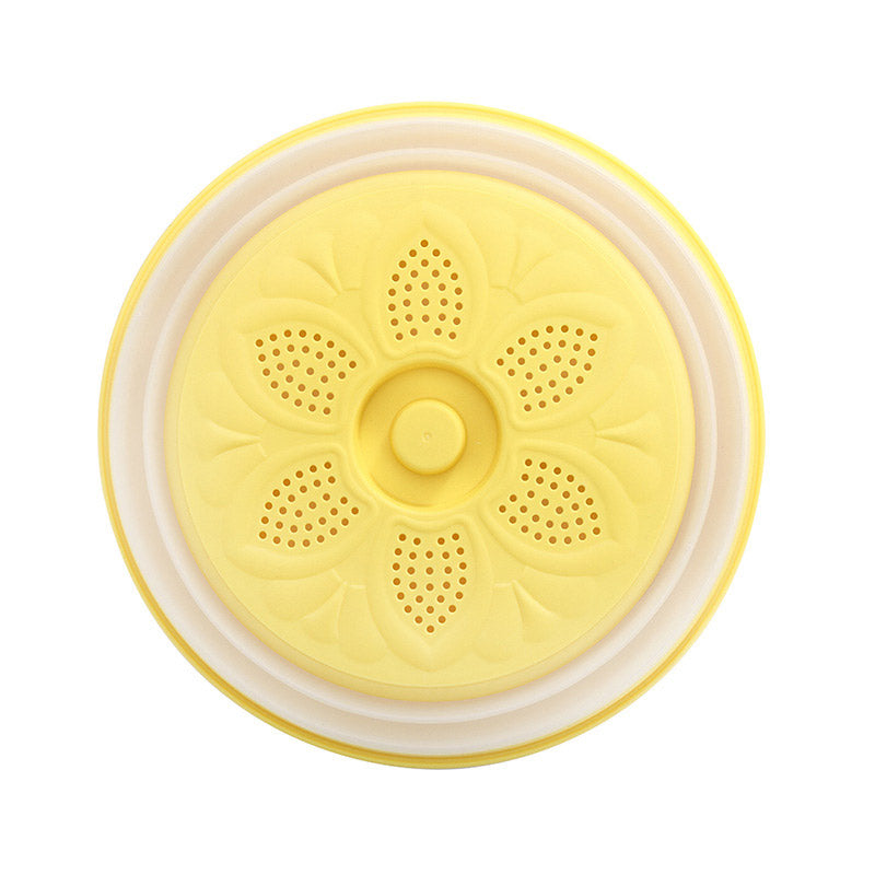 Collapsible Microwave Cover Lid Folding Plate Cover Colander Strainer Fruit Vegetables Washing Basket Plate Lid Kitchen Tools eprolo