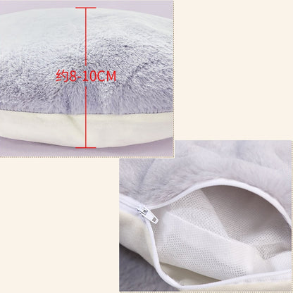 HOOPET Winter Plush Pet Bed - Cozy Nest for Cats & Small Dogs