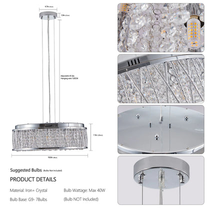Modern Crystal Chandelier – A Stunning Statement of Elegance - Shello's Creative Boutique