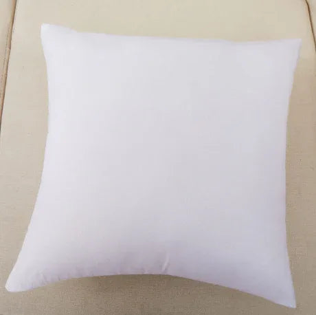 45x45cm Cushion Insert - Soft White Peached Fabric Inner with PP Cotton Filling (450g) - Shello's Creative Boutique