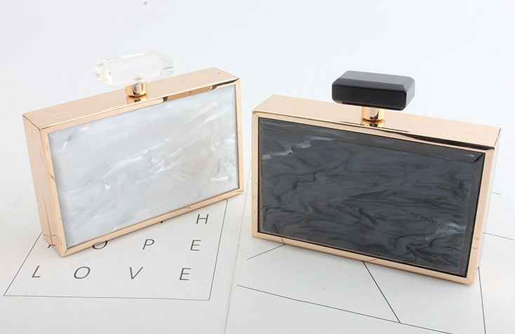 Acrylic Perfume Bottle Clutch - Women's Acrylic Bag Evening Bag