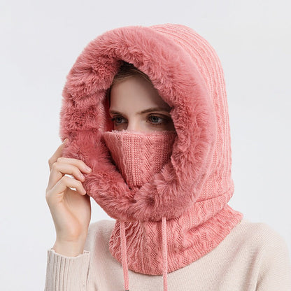 Winter Hat Outdoor Cycling Head Cover Cold Ski Hat Warm Neck Mask Integrated Cold Cover Head Hat eprolo