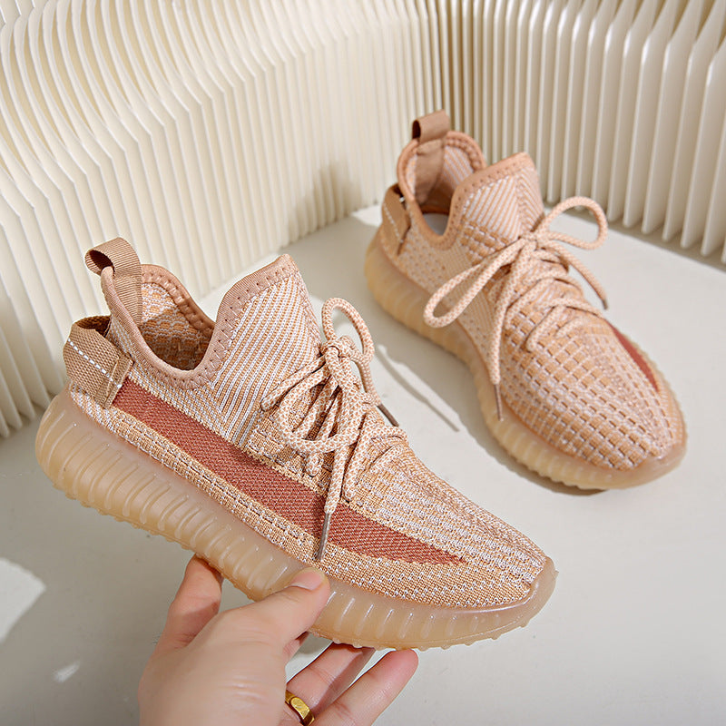 Coconut shoes for both men and women, summer breathable fly woven shoe covers, casual sports shoes, couple's mesh shoes eprolo