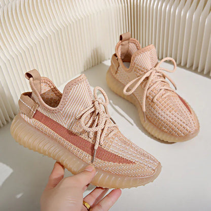 Coconut shoes for both men and women, summer breathable fly woven shoe covers, casual sports shoes, couple's mesh shoes - Shello's Creative Boutique
