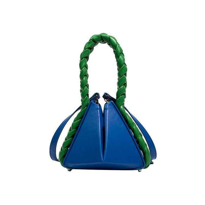 Fried Dough Twists Bag - Handheld Geometric Fashion for Bold Style & Individuality - Shello's Creative Boutique