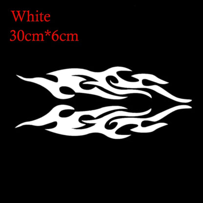 2pcs Universal Car Sticker Styling Engine Hood Motorcycle Decal Decor Mural Vinyl Covers Auto Flame Fire Sticker Car-styling Shello Creative Boutique