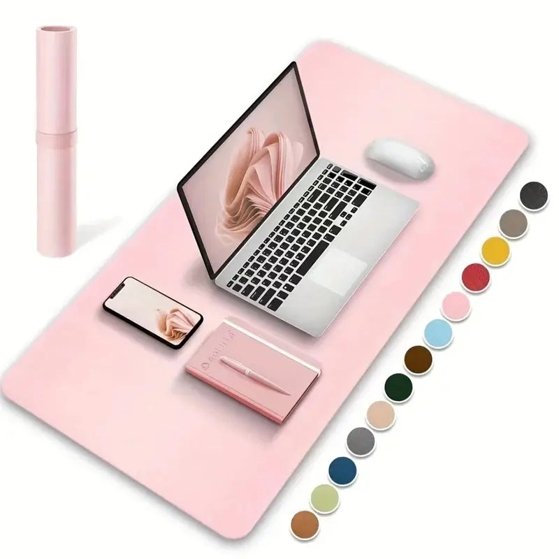 1 Pcs Large Size 60*30mm Office Desk Protector Mat PU Leather Waterproof Mouse Pad Desktop Keyboard Desk Pad Gaming Mousepad eprolo