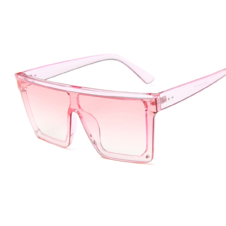 New Black Square Sunglasses Women Big Frame Fashion Retro Mirror Sun Glasses Female Brand Vintage Lady Lunette De Soleil Femme