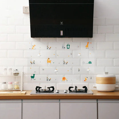 Kitchen High Temperature Waterproof And Oil-Proof Cartoon Stickers - Shello's Creative Boutique