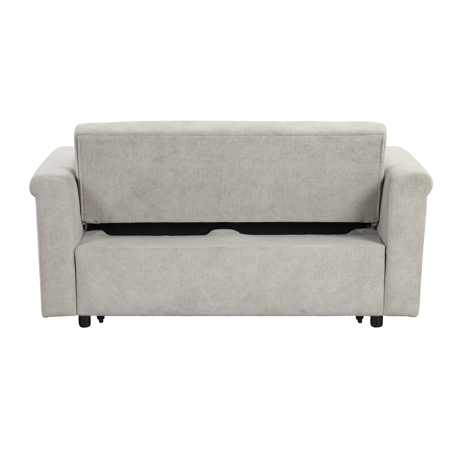 U_STYLE Convertible Soft Cushion Sofa Pull Bed ,for Two People to Sit On eprolo