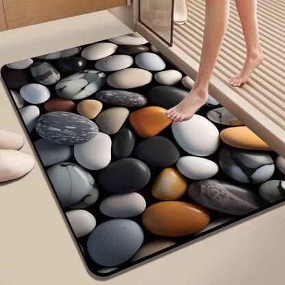 Meishi Diatom Mud Bath Mat - Quick-Dry Non-Slip Bathroom Floor Mat - Shello's Creative Boutique