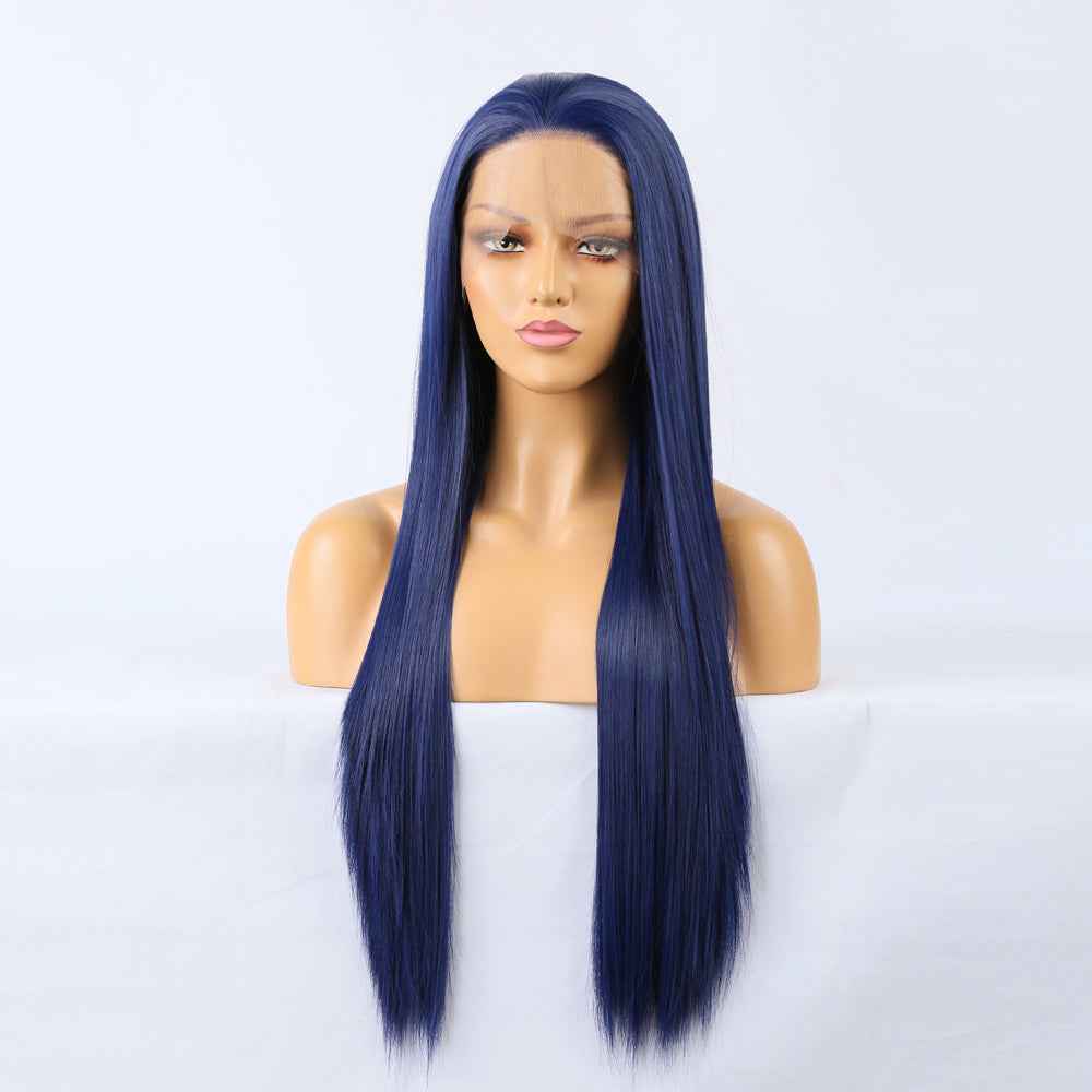 Straight Lace Front Wig Bone Straight Human Hair Wig Transparent Lace Frontal Wig Glueless