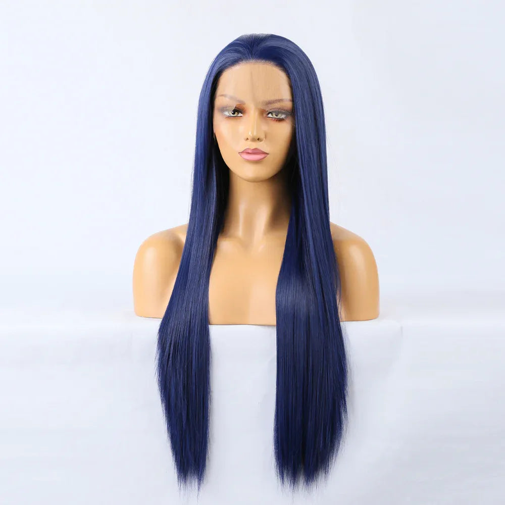 Bone Straight Lace Front Wig - Glueless Transparent Lace Human Hair - Shello's Creative Boutique