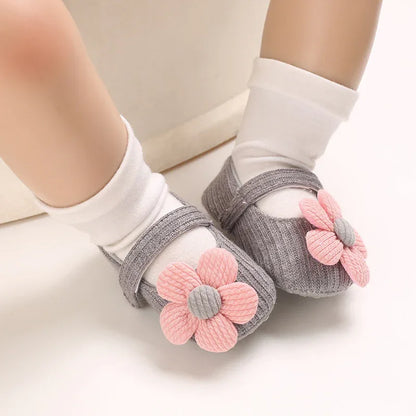 Baby Princess Shoes - Soft Bottom First Walking Shoes 0-1 Year - Shello's Creative Boutique