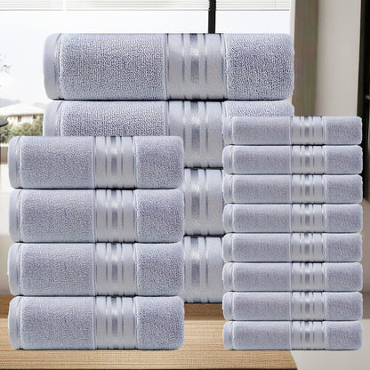 16 Piece Bath Towel Set - Complete Bundle