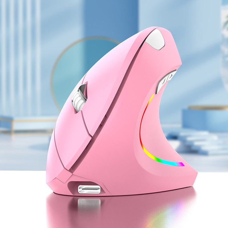 Wireless 2.4G vertical mouse for prevention