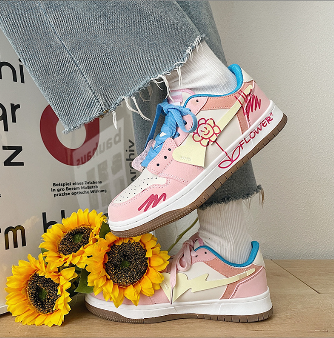 New Board Shoes Ins Fashion Shoes Men Shoes New Original niche Sunflower Lovers Sports Skateboarding Shoe Trend eprolo