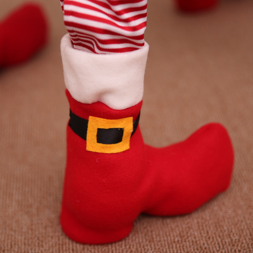 Christmas decorative items, table legs, home decor, dining table and chair protective covers, chair legs, Christmas chair covers Shello Creative Boutique