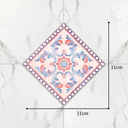 Self-Adhesive Floor Tile Stickers – Waterproof Wear-Resistant Diagonal Design - Shello's Creative Boutique
