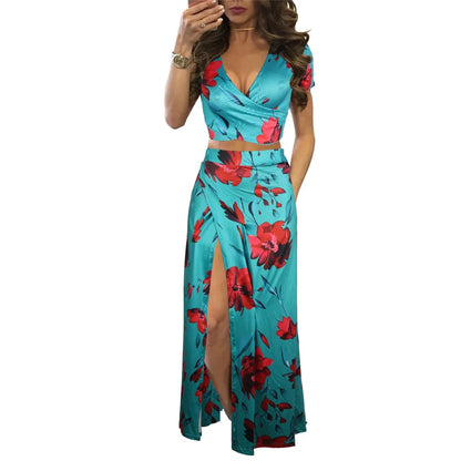 Classic Floral Hot Sale Dress Two Piece Set - Shello's Creative Boutique