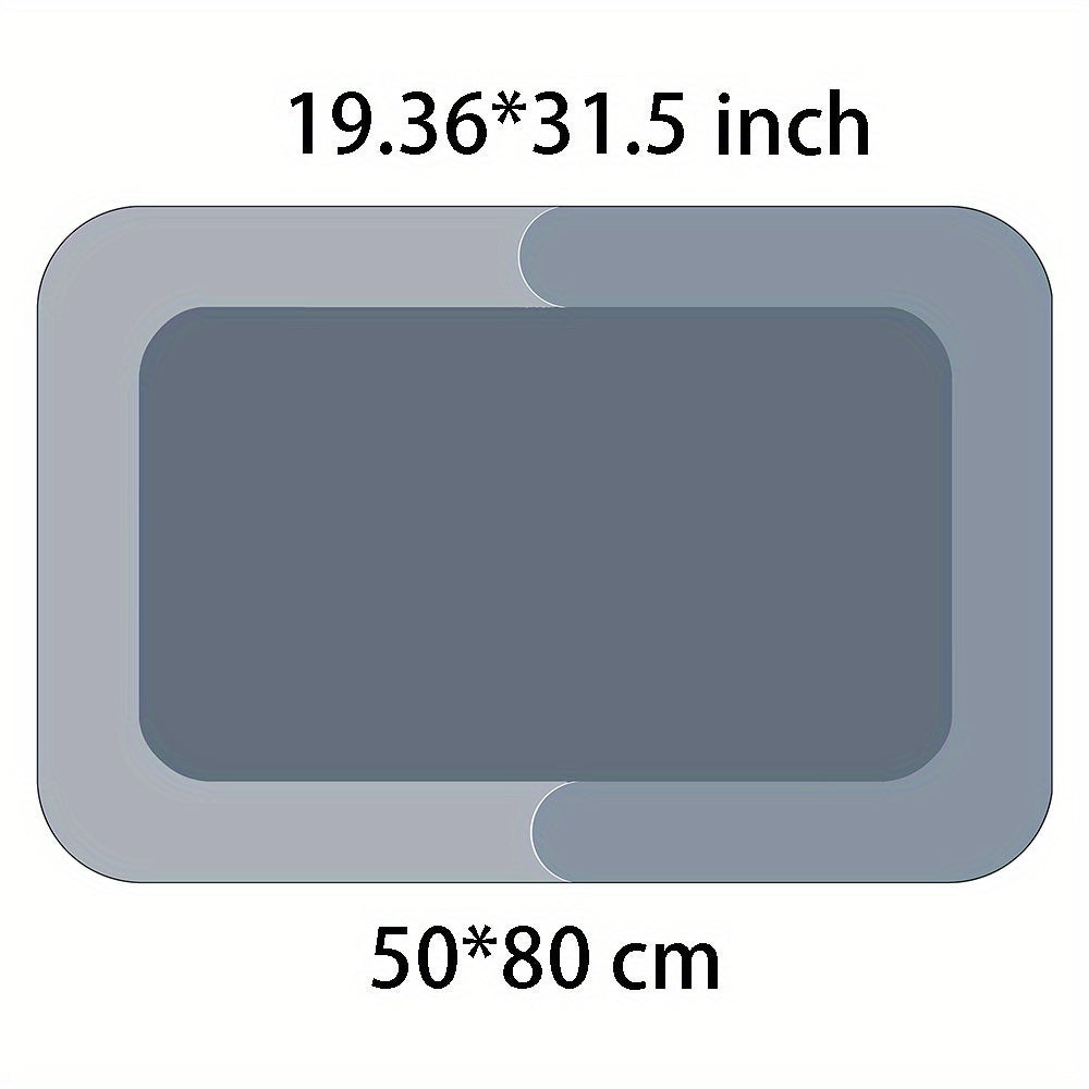 Super Absorbent Diatomite Bath Mat - Quick-Dry Non-Slip Floor Mat for Bathroom & Shower - Shello's Creative Boutique