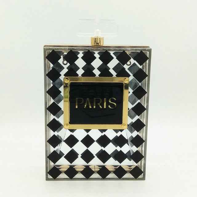 Women Clutch Perfume Bottle Bags Crossbody Shoulder Purse