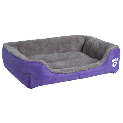 S-3XL 9 Colors Paw Pet Sofa Dog Beds Waterproof Bottom Soft Fleece Warm Cat Bed House Petshop cama perro eprolo