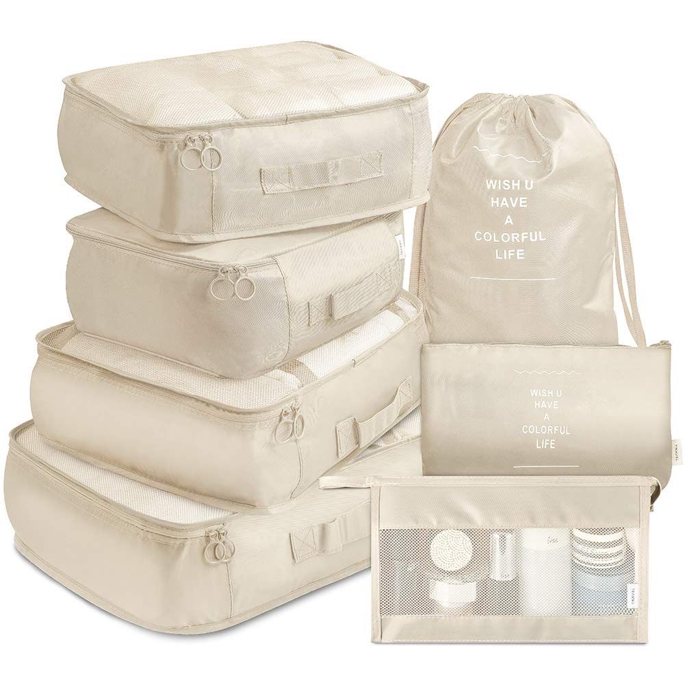 Travel Storage Bag 7-Piece Set Of Travel Thickened Suitcase Clothing Classification Storage Bag eprolo