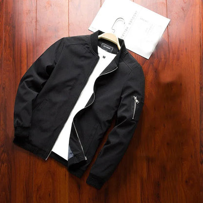 Men's Bomber Jacket - Slim Fit Streetwear Pilot Coat - Shello's Creative Boutique