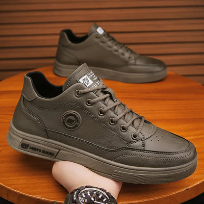 British style workwear Martin leather shoes soft soled casual shoes men's one foot trendy shoes - Shello's Creative Boutique