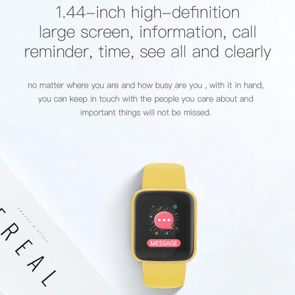 D20S smart bracelet 1.44 inches screen Y68 smart bracelet heart rate blood pressure monitoring pedometer bracelet - Shello's Creative Boutique