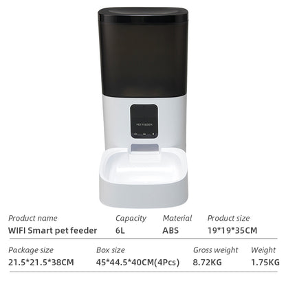 Wifi Smart APP Pet Feeder Household use Microchip Dog Automatic Pet Feeder Automatic Pet Feeder eprolo