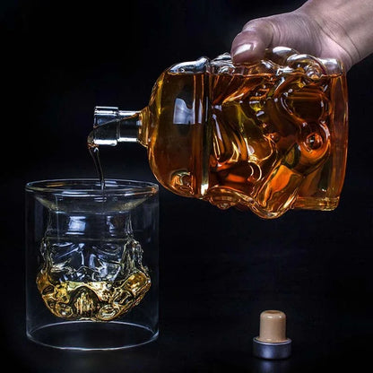 650ml Star Wars White Soldier Glass Jug Storm Trooper Spirit Bottle Empty Crystal Wine Glass Bottle Glass Cup Home Bar Tools - Shello's Creative Boutique