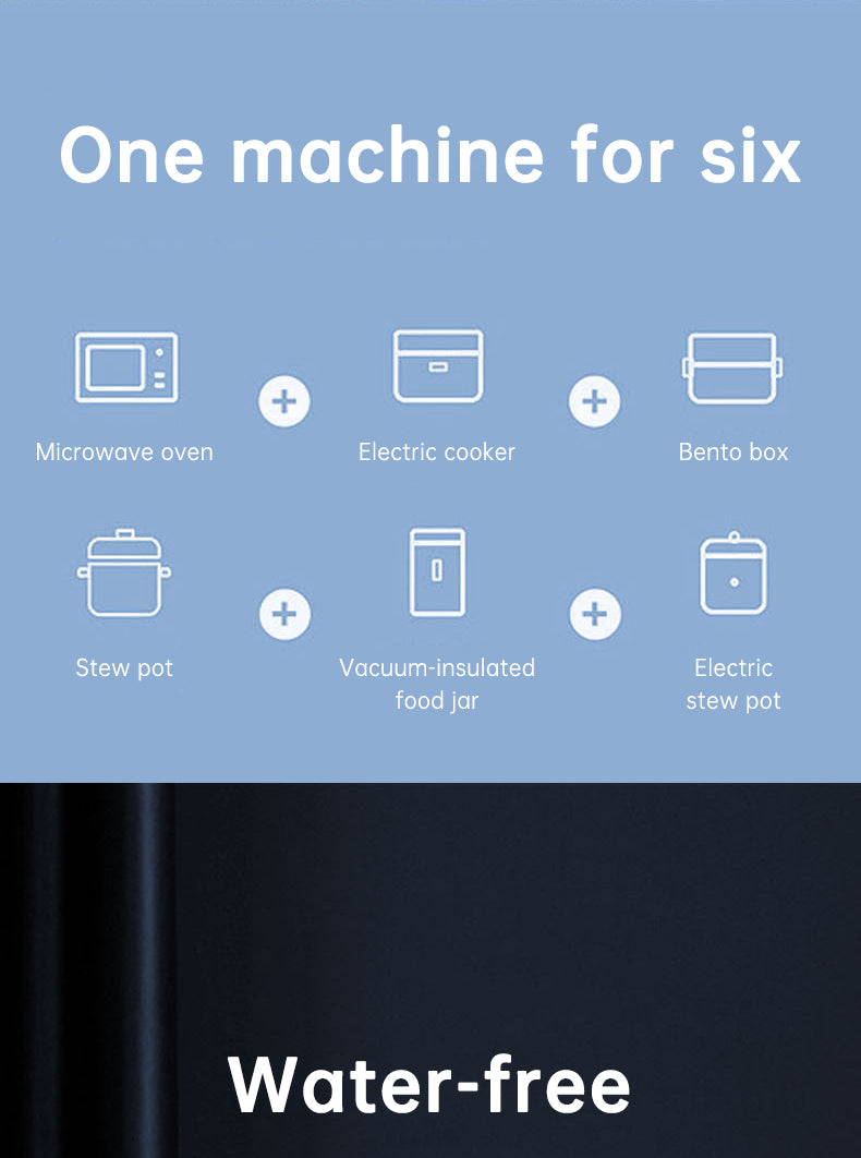 New portable household car 110 / 220V 12V/24V rechargeable automatic heated electric lunch box bento food heater container box eprolo