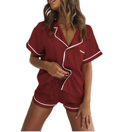 Short sleeved casual home clothing - Shello's Creative Boutique