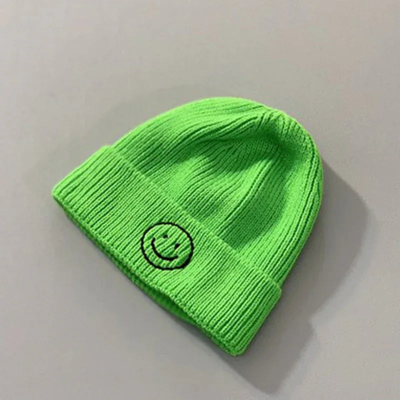 Baby Hat Winter - Cartoon Smile Knitted Beanie (Boy/Girl) - Shello's Creative Boutique