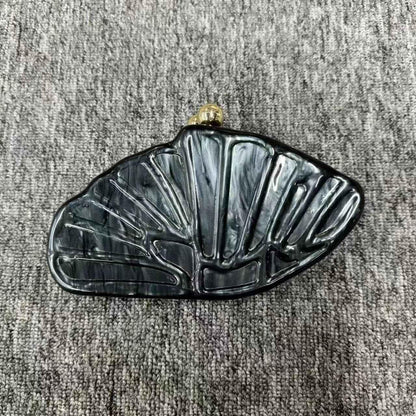 Diagonal Cross Bag Scallop Shaped Acrylic Bag - Shello's Creative Boutique