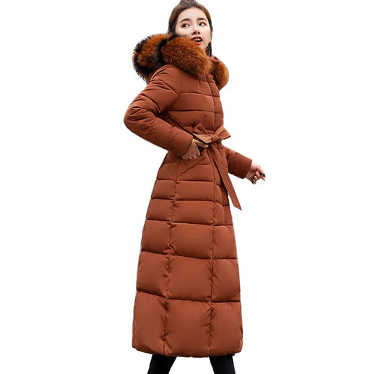 Slim Women Winter Jacket Cotton Padded Warm Thicken Ladies Coat Long Coats Parka Womens Jackets - Shello's Creative Boutique