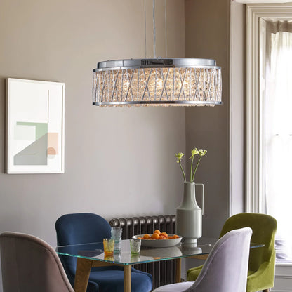 Modern Crystal Chandelier – A Stunning Statement of Elegance - Shello's Creative Boutique