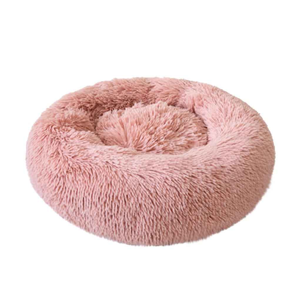 Donut Dog Bed - Soft Washable Pet Cushion for Dogs & Cats