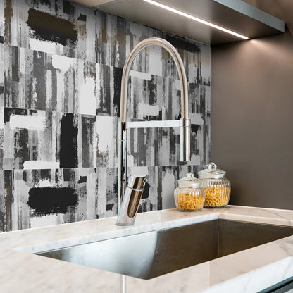 Funlife Black And Gray Style Thickened Brick Stickers Home Renovation Bathroom Wall Decoration Waterproof Stickers - Shello's Creative Boutique