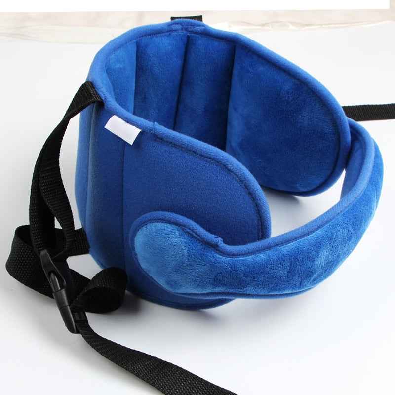 Child Car Seat Head Support Pillow - Soft Neck Cushion for Safe Travel Sleep