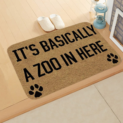 Welcome Doormat Entrance Anti-Slip Mat Hallway 10 Patterns Printed Carpet For Room Bedroom Home Kitchen Door Mat Art Pad eprolo