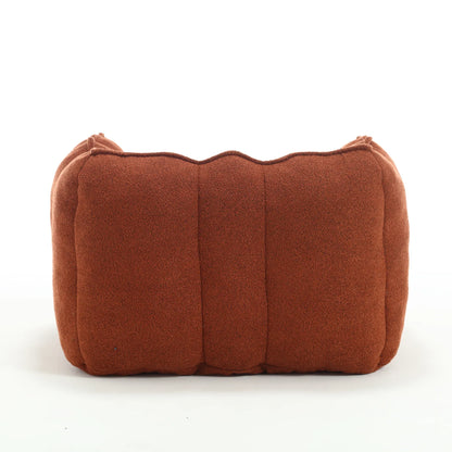 Soft Bean Bag Chair with High Resilient Foam with Footstool - Shello's Creative Boutique