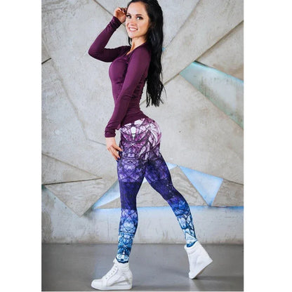 Women Yoga Pants High Elastic Fitness Sport Leggings Tights Slim Running Sportswear - Shello's Creative Boutique