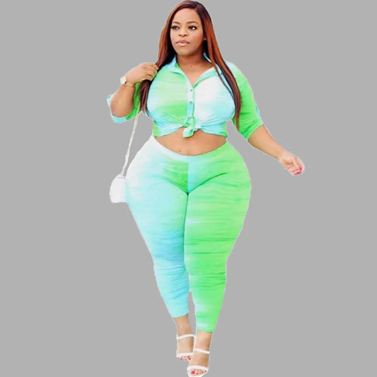 5XL Two Piece Outfits for Women Top and Pants Sets Streetwear Plus Size Tracksuit Leggings Sweatsuit Wholesale Dropshipping eprolo