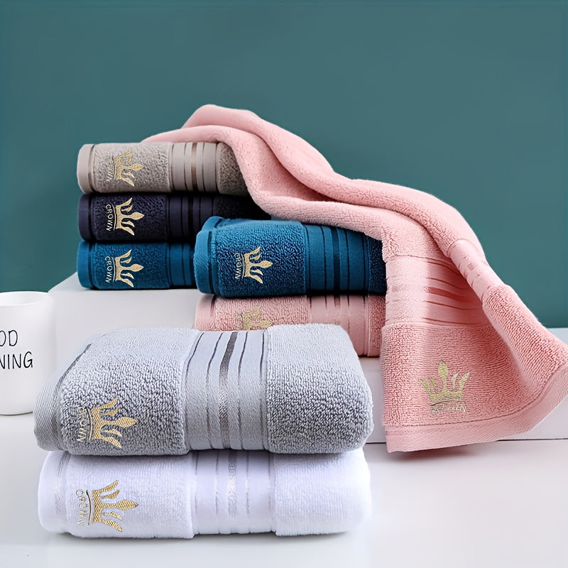 8 Piece Luxury Hotel Cotton Bath Towel Set - 390 GSM