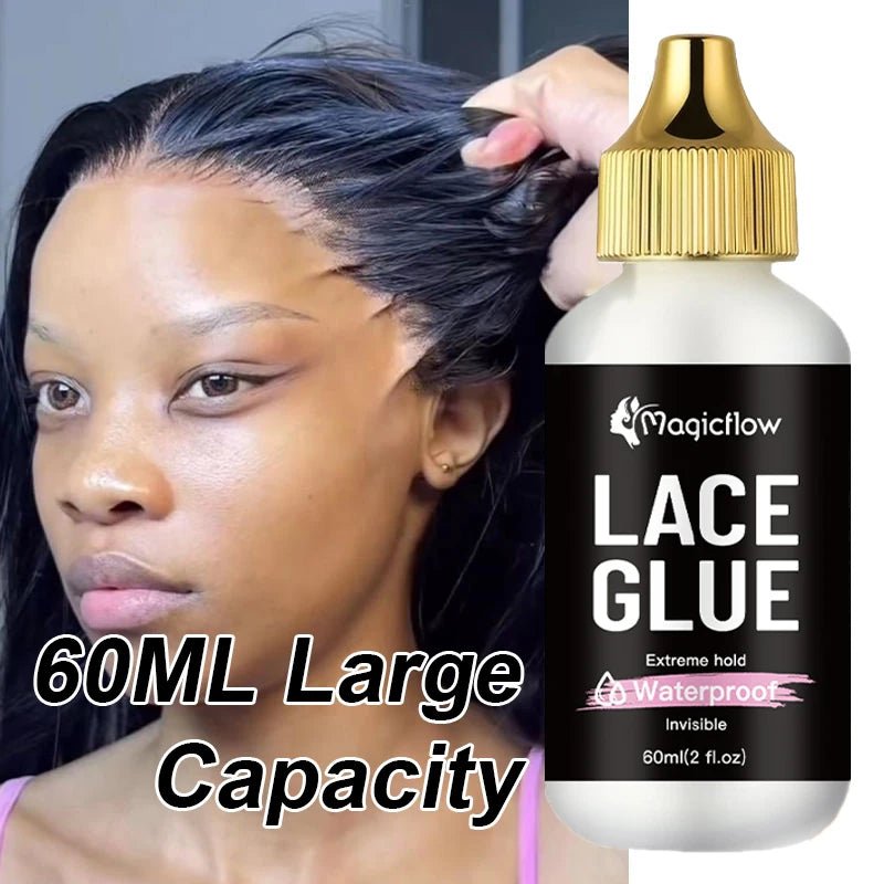 60ml/2fl.oz Waterproof Wig Lace Glue - Strong Hold, Invisible, Quick Dry & Easy Removal - Shello's Creative Boutique